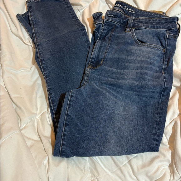 American Eagle Outfitters Denim - American Eagle Outfitters Women's Dark Blue Skinny Jeans